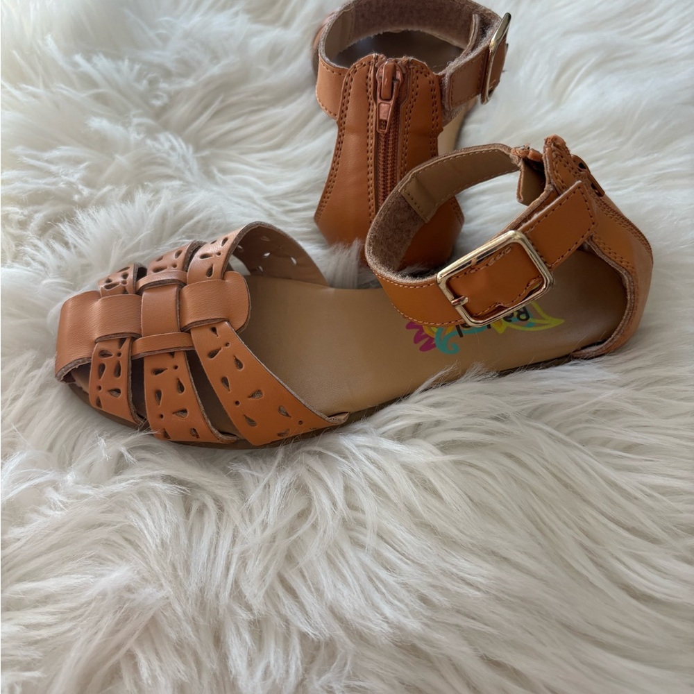 Rachel Shoes Tan Kids Sandals - Picture 9 of 9